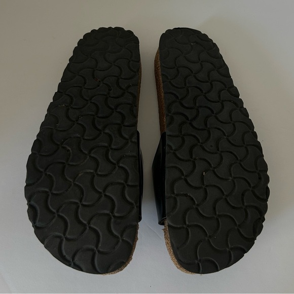Birkenstock Madrid Leather Sandals Black size 38 size 7.5 women US - Picture 3 of 8